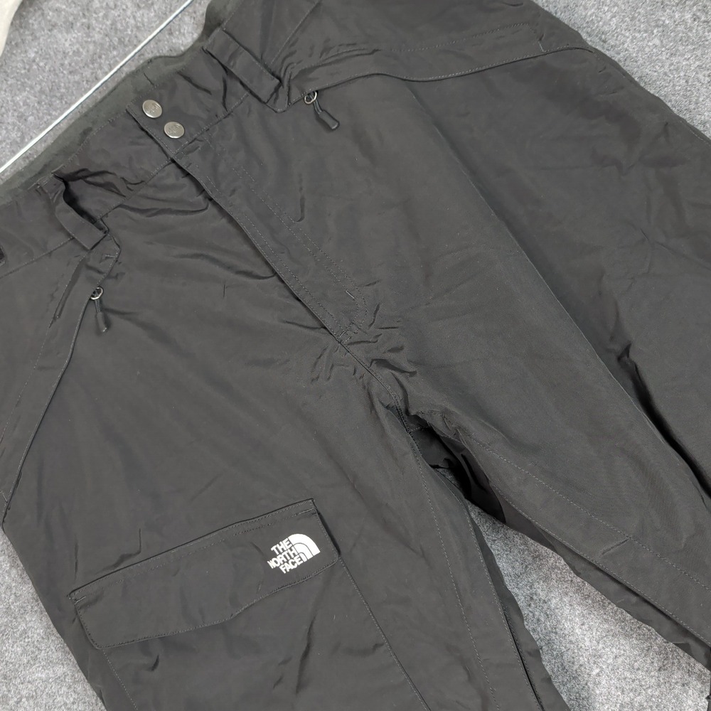The North Face Mens HyVent Insulated Snow Pants Black XL Regular Ski Snowboard